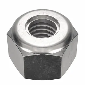 FOREVERBOLT FB3LNM3P100 Hex Lock Nut, 5.5mm Flange Dia., M3 x 0.50 Thread Size, A4 Grade, 100PK | CG8VGZ 53ME60