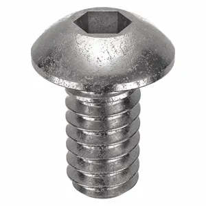 FOREVERBOLT FBBHSCAPS102438P100 Socket Head Cap Screw, Button, 18-8 Stainless Steel, #10-24 X 3/8 Inch Size, 100Pk | AH7CHY 36RJ51