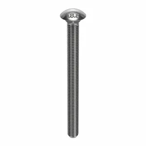 FOREVERBOLT FBCB126P5 Carriage Bolt, 1/2-13 Thread Size, 18-8 Grade, 17/32 Inch Drill Size, 5PK | CG8VHW 53MG20