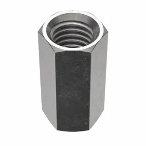 FOREVERBOLT FBCP1213P5 Coupling Nut, 1-1/4 Inch Length, 1/2-13 Thread Size, 18-8 Grade | CG8VJY 53ME96