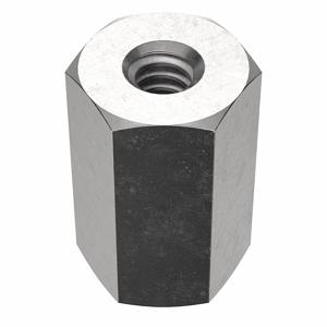 FOREVERBOLT FBCP632P10 Coupling Nut, 1/2 Inch Length, #6-32 Thread Size, 18-8 Grade | CG8VKD 53ME90