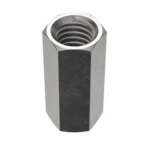 FOREVERBOLT FBCP71614P5 Coupling Nut, 1-1/4 Inch Length, 7/16-14 Thread Size, 18-8 Grade | CG8VKE 53ME95