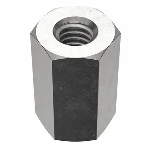 FOREVERBOLT FBCP832P10 Coupling Nut, 1/2 Inch Length, #8-32 Thread Size, 18-8 Grade | CG8VKG 53ME91