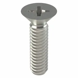 FOREVERBOLT FBFHMSP83258P100 Machine Screw, Flat, 5/8 Inch Length, 8-32, 100Pk | AH7CHJ 36RJ38