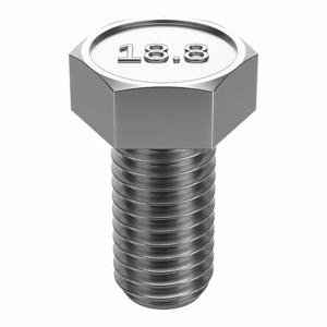 FOREVERBOLT FBHEXB12131P10 Hex Head Cap Screw, 1/2-13 X 1 Inch Size, Stainless Steel, Non Grade, 10Pk | AH7CCC 36RH16