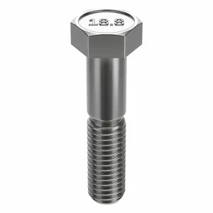 FOREVERBOLT FBHEXB12132P10 Hex Head Cap Screw, 1/2-13 X 2 Inch Size, Stainless Steel, Non Grade, 10Pk | AH7CCU 36RH31