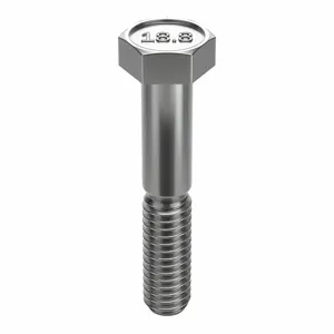 FOREVERBOLT FBHEXB38162P25 Hex Head Cap Screw, 3/8-16 X 2 Inch Size, Stainless Steel, Non Grade, 25Pk | AH7CAZ 36RG89