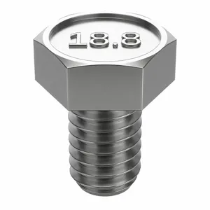 FOREVERBOLT FBHEXB381612P25 Hex Head Cap Screw, 3/8-16 X 1/2 Inch Size, Stainless Steel, Non Grade, 25Pk | AH7BZY 36RG65