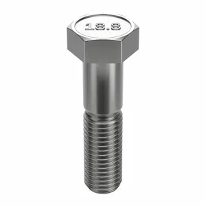 FOREVERBOLT FBHEXB58113P5 Hex Head Cap Screw, 5/8-11 X 3 Inch Size, Stainless Steel, Non Grade, 5Pk | AH7CEB 36RH61