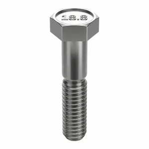 FOREVERBOLT FBHEXB716142P10 Hex Head Cap Screw, 7/16-14 X 2 Inch Size, Stainless Steel, Non Grade, 10Pk | AH7CCA 36RH14