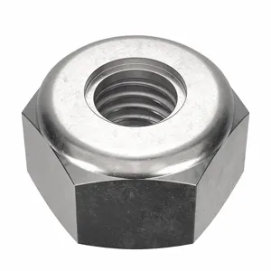 FOREVERBOLT FBLN1032P50 Lock Nut, 0.375 Inch Flange Dia., #10-32 Thread Size, 18-8 Grade, 50PK | CG8VPL 53ME51