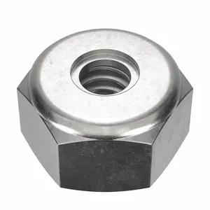 FOREVERBOLT FBLN632P50 Lock Nut, 0.3125 Inch Flange Dia., #6-32 Thread Size, 18-8 Grade, 50PK | CG8VPT 53ME49