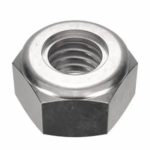 FOREVERBOLT FBLNM6P50 Lock Nut, 10.0mm Flange Dia., M6 x 1 Thread Size, A2 Grade, 50PK | CG8VQE 53ME43