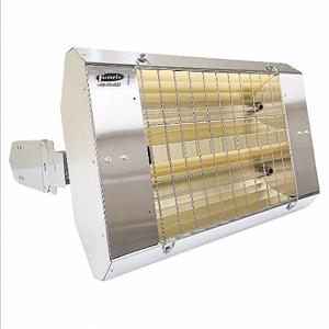 FOSTORIA P-60-222-THSS Infrared Quartz Electric Heater, 3200W Output, 480 V AC, 1-Phase, Hardwired, 480V AC | CN2RDG 222-60-THSS-480V / 2KCX6