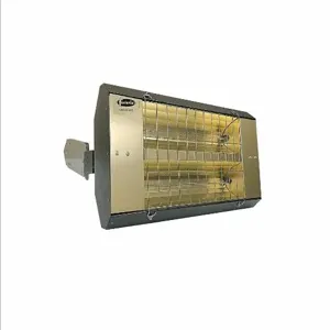 FOSTORIA G-90-222-TH Infrared Quartz Electric Heater, 3200W Output, 277 V AC, 1-Phase, Hardwired, 277V AC | CN2RDK 222-90-TH-277V / 5E165