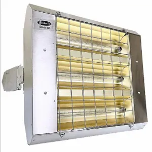 FOSTORIA P-90-223-THSS Infrared Quartz Electric Heater, 4800W Output, 480 V AC, 1 or 3-Phase, Hardwired | CN2RDT 223-90-THSS-480V / 2KCZ1