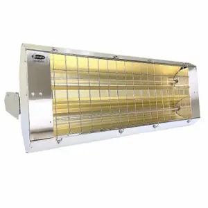 FOSTORIA P-60-462-THSS Infrared Quartz Electric Heater, 7300 W Watt Output, 480 V AC, 1-Phase, Hardwired, 480V AC | CV3TEZ 786LK3