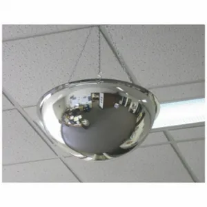 FRED SILVER DOME-X-36 Full Dome Safety Mirror, Acrylic, 36 Inch Dia, No Backing, Indoor | CP6FCJ 797ZZ8