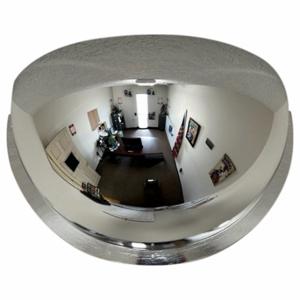 FRED SILVER H-DOME-P36 Half Dome Safety Mirror, Acrylic, 36 Inch Dia, Hardboard, Indoor | CP6FDF 798A25