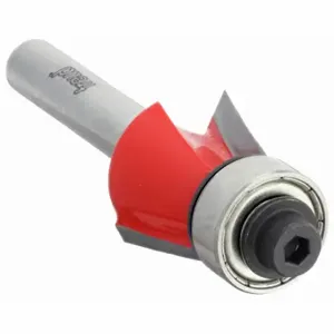 FREUD 40-100 Chamfer Profile Router Bit, Carbide, 23/32 Inch Cutter Dia, 1/2 Inch Length of Cut | CP6FFH 53DJ26