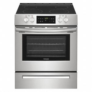 FRIGIDAIRE FFEH3051VS Electric Oven Range, Stainless Steel, 36-43/64 x 29-7/8 x 29-3/16 Inch Size | CF2JFX 55MK42