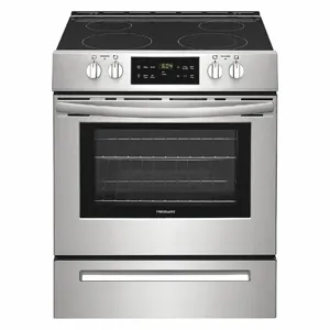 FRIGIDAIRE FFEH3051VS Electric Oven Range, Stainless Steel, 36-43/64 x 29-7/8 x 29-3/16 Inch Size | CF2JFX 55MK42