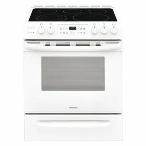 FRIGIDAIRE FFEH3054UW Electric Oven Range, White, 36-43/64 x 29-7/8 x 29-3/16 Inch Size | CF2JFW 55MK36