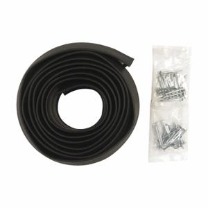 FROST KING G16H Door Bottom Seal, 16 Ft Overall Lg, 2 1/4 Inch Overall Width, 1/4 Inch Overall Ht, Black | CP6GCT 45UA98