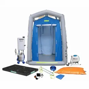 FSI DAT2020S-SYS-NL Decontamination Shower, 1 Stations, 7 Spray Heads, 8 Ft X 7 Ft X 7 Ft, 3/4 Inch Ght Female | CP6GFG 46MN62