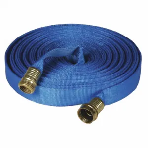 FSI F-GH35 Flat Supply Hose, 3/4 Inch Thread Size, GHT, Nylon, 35 ft Hose Length | CP6GFM 52TC02