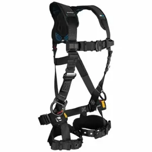 FT ONE FIT 81293D2X Full Body Harness, Gen Use/Positioning, Vest Harness, Quick-Connect/Tongue, Cam, 2Xl | CP6GHB 800TU5