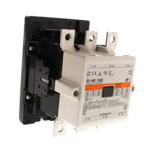 FUJI ELECTRIC 3NC4Q0222 Iec Contactor, 180A, 3 N.O. Power Poles, 2 N.O./2 N.C. Auxiliary Contacts | CV6NRL