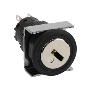 FUJI ELECTRIC AF16JR-2AC2A Selector Switch, IP65, 19mm, 2-Position, Maintained, Key Removable Left Position | CV6VTB