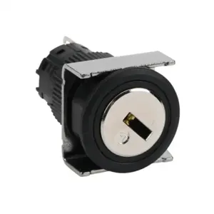 FUJI ELECTRIC AF16JR-2BC1A Selector Switch, IP65, 19mm, 2-Position, Maintained, Key Removable Left And Right Position | CV6VTC