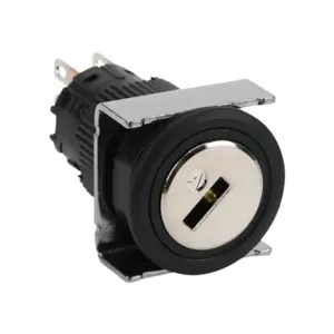 FUJI ELECTRIC AF16JR-2DC2A Selector Switch, IP65, 19mm, 2-Position, Maintained, Key Removable Right Position | CV6VTF