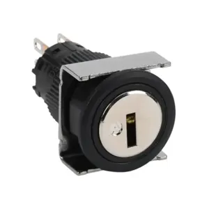 FUJI ELECTRIC AF16JR-3GC2A Selector Switch, IP65, 19mm, 2-Position, Maintained, Key Removable Left And Right Position | CV6VTN