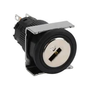 FUJI ELECTRIC AF16JR-6DC2A Selector Switch, IP65, 19mm, 3-Position, Spring Return To Center From Left | CV6VTP