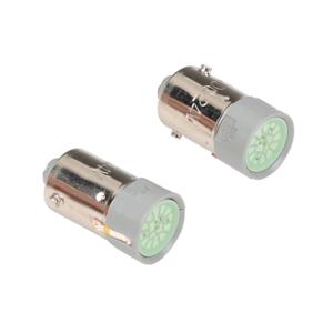 FUJI ELECTRIC APX510-24G Bulb, Led, Replacement, 24 VAC/VDC, Green, 12mA AC, 11mA DC, 0.8W, Pack Of 2 | CV6NAD