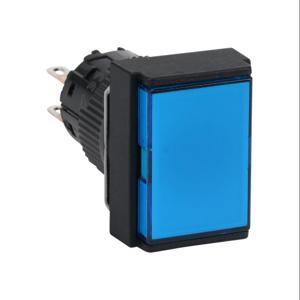 FUJI ELECTRIC AR16F0T-C2S Pushbutton, IP65, 16mm, Momentary, DPDT Contact, Plastic Base, Plastic Bezel, Black, Blue | CV6UYX