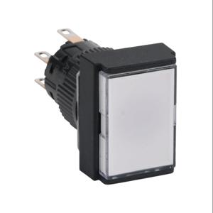 FUJI ELECTRIC AR16F5N-C2E3W Pushbutton, IP65, 16mm, Push On-Push Off, LED Illuminated, DPDT Contact, Plastic Base | CV6UZE