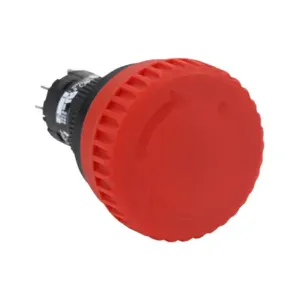 FUJI ELECTRIC AR16V0L-13E3R Emergency Stop Pushbutton, IP65, 16mm, Push To Lock, Pull Or Turn To Reset | CV6VAX