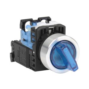 FUJI ELECTRIC AR22PL-010L3SZA Selector Switch, 22mm, 2-Position, Spring Return From Right, LED Illuminated | CV6VUU