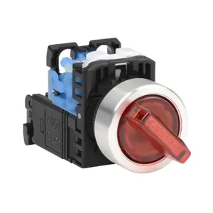 FUJI ELECTRIC AR22PL-210L3RZA Selector Switch, 22mm, 2-Position, Maintained, LED Illuminated, 1 N.O. Contact | CV6VVB