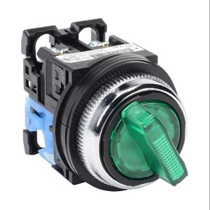 FUJI ELECTRIC AR30PL-010E3GZC Selector Switch, 30mm, 2-Position, Spring Return From Right, LED Illuminated | CV6VWT