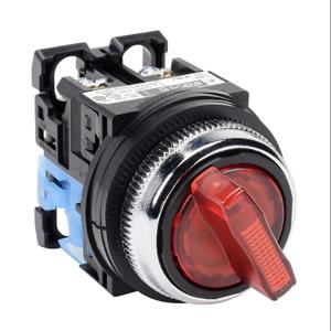 FUJI ELECTRIC AR30PL-010E3RZC Selector Switch, 30mm, 2-Position, Spring Return From Right, LED Illuminated | CV6VWU