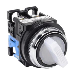 FUJI ELECTRIC AR30PL-010E3WZC Selector Switch, 30mm, 2-Position, Spring Return From Right, LED Illuminated | CV6VWW