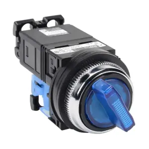 FUJI ELECTRIC AR30PL-010L3SZC Selector Switch, 30mm, 2-Position, Spring Return From Right, LED Illuminated | CV6VXB