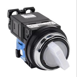 FUJI ELECTRIC AR30PL-010L3WZC Selector Switch, 30mm, 2-Position, Spring Return From Right, LED Illuminated | CV6VXC