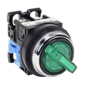 FUJI ELECTRIC AR30PL-210E3GZC Selector Switch, 30mm, 2-Position, Maintained, LED Illuminated, 1 N.O. Contact | CV6VXF