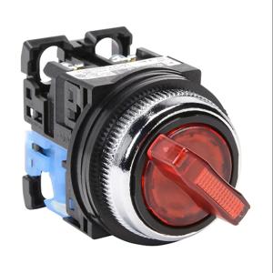 FUJI ELECTRIC AR30PL-210E3RZC Selector Switch, 30mm, 2-Position, Maintained, LED Illuminated, 1 N.O. Contact | CV6VXG